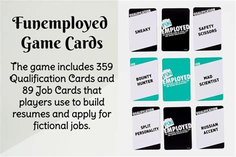 Funemployed! A Hilarious Card Game for Unemployable Gamers